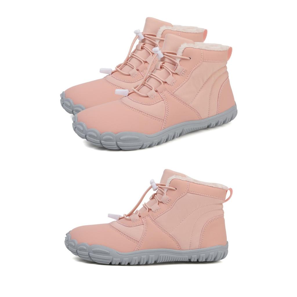 Zimní sněhule s plyšovou izolací, bavlněné boty pro muže, bavlněné boty s mezipodešví, boty na turistiku odolné proti opotřebení, pánské silné outdoorové boty