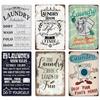 Laundry Room Billboard Vintage Metal Tin Sign Decor Funny Poster Plate Rust Decorative Plaque Tinplate Dry Clean Store Signs