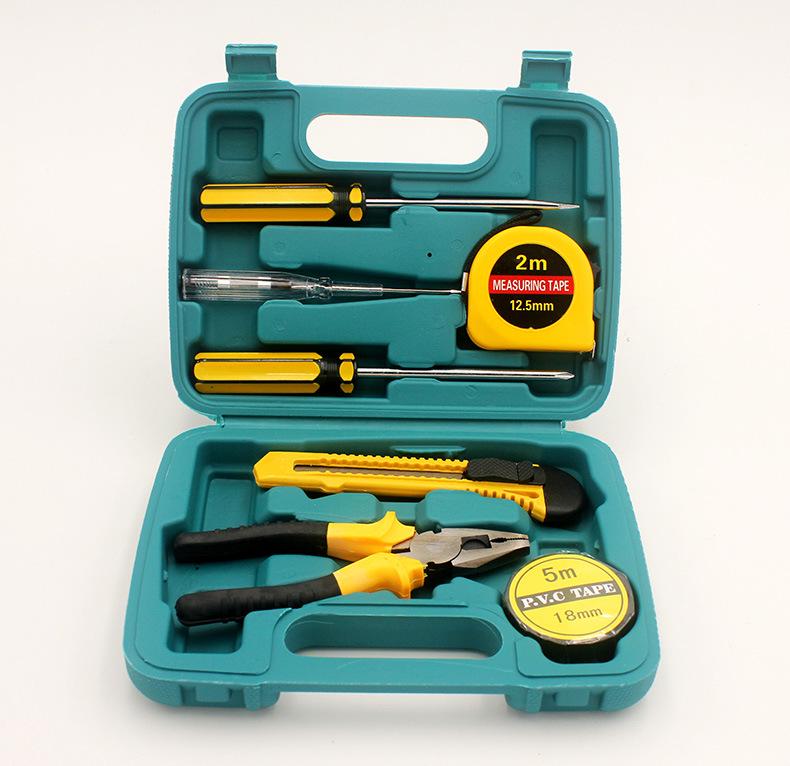 Auto Repair Tool Set: Wrench, Hammer, Screwdriver, Test Pen