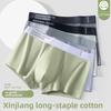 Men's Spring and Summer Thin and Trendy Pure Cotton Antibacterial Briefs