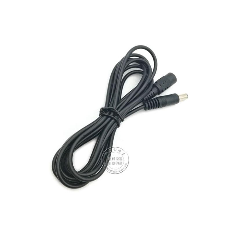 DC 5.5x2.1mm Male To Female Power Extension Cable for Surveillance