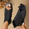 Women Square Toe Gladiator Sandals Elastic Strap Wrap Around Ankle Flat Sandals Toe Loop Summer Beach Comfortable Walking Shoes