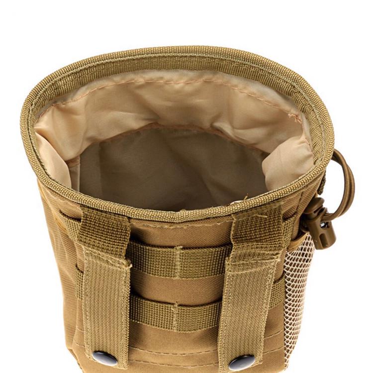 Outdoor Camouflage Tactical Pouch - Small Molle Attachment for Magazine and Miscellaneous Storage.
