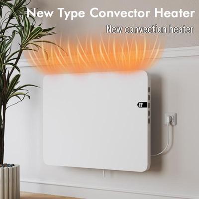 Wall-Mounted Instant Convection Heater, 110V Electric Model, US & Japan Standard, for Home Use.