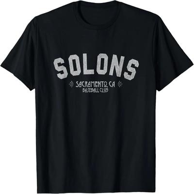 Sacramento Solons Classic Old-Fashioned Baseball T-Shirt