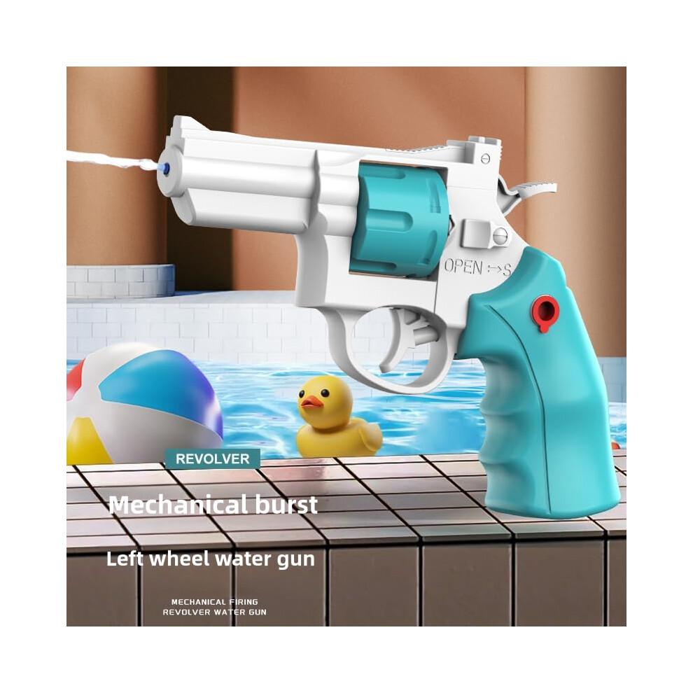 Enttgo Revolver Shape Water Gun avec 22 pieds de superficie a longue portee Blaster Pistol Pistol pour adultes et enfants Activite exterieure de