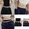 Gothic Waist Belt Stylish Seashells Heart Waist Chain Belt Elaborate Chain Belly Chain for Dress Cowboy Belt Waist Chain