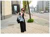 2025 Korean Style A-Line Sleeveless Summer Dress - Spaghetti Strap Mid-Length Women's Clothing