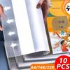 10PCS/Set Transparent Book Wrapper Cover A4/A5/16K Book Sleeve Textbook Skin  Students Use