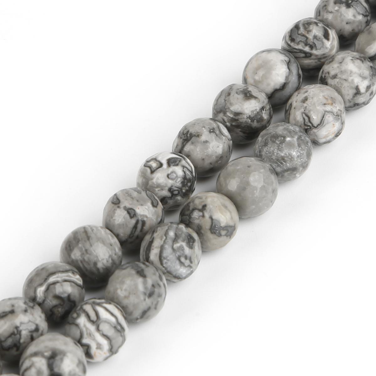 

4-10 мм/38-93 шт. Натуральные круглые граненые каменные бусины с картой для самостоятельного изготовления ювелирных изделий 8mm 47pcs