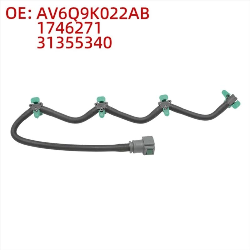Return Pipe 1746271 AV6Q9K022AB MCR003Q 1685801 KL3064 for 1.6 TDCI Fuel Injector Leak Off Hose Auto Accessories