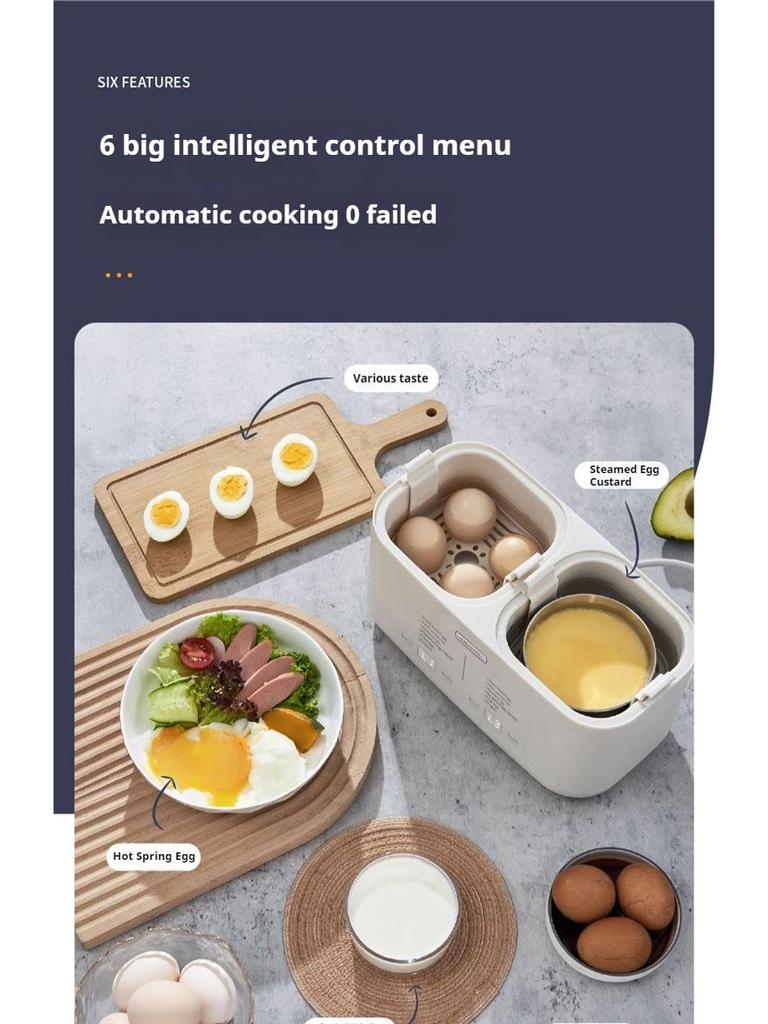 Fierbător de ouă dublu strat 110V cu oprire automată