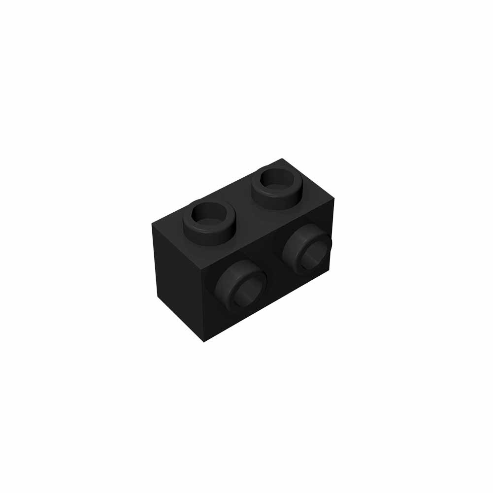 55 Stück MOC-kompatible 11211 Bausteinteile, 1x2 einseitig mit herausragendem Adapterstein, DIY Kinderspielzeug Geschenk