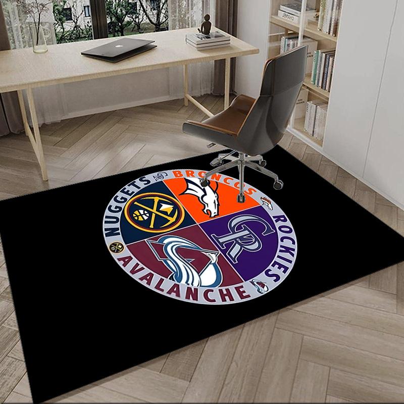 Colorado Baseball  Carpet, Kitchen Rugs, Yoga Mat, Non-Slip Mats, Rug for Bathroom, Living Room Bedroom, Camping Rugs Christmas Gift