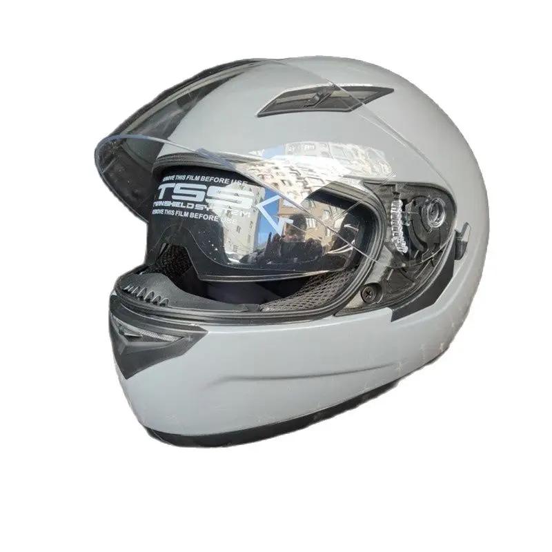 Full Face Racing Motorcycle Helmet Double Visor Sports Motorbike Headgear for Protection And Comfort