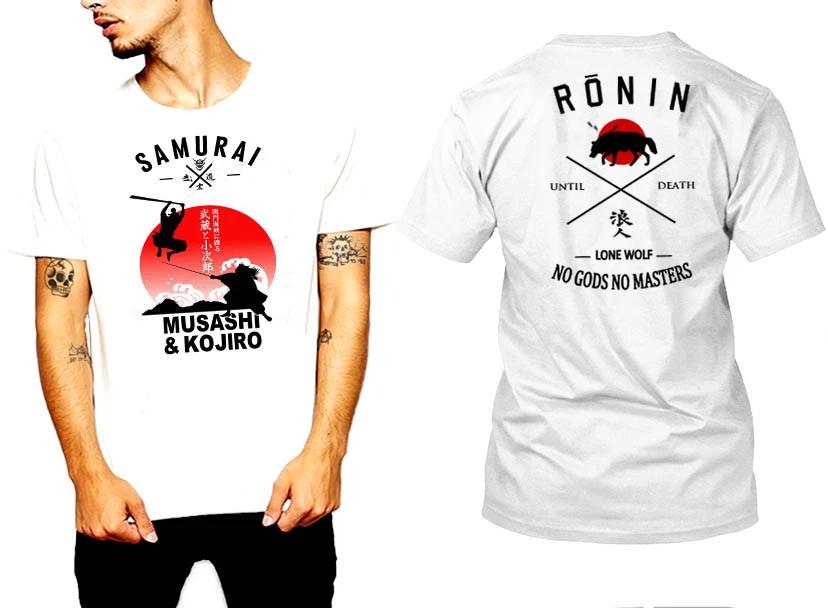 Samurai T-Shirt Japanese Anime Katana Sword Bushido Shogun Assassin tee M