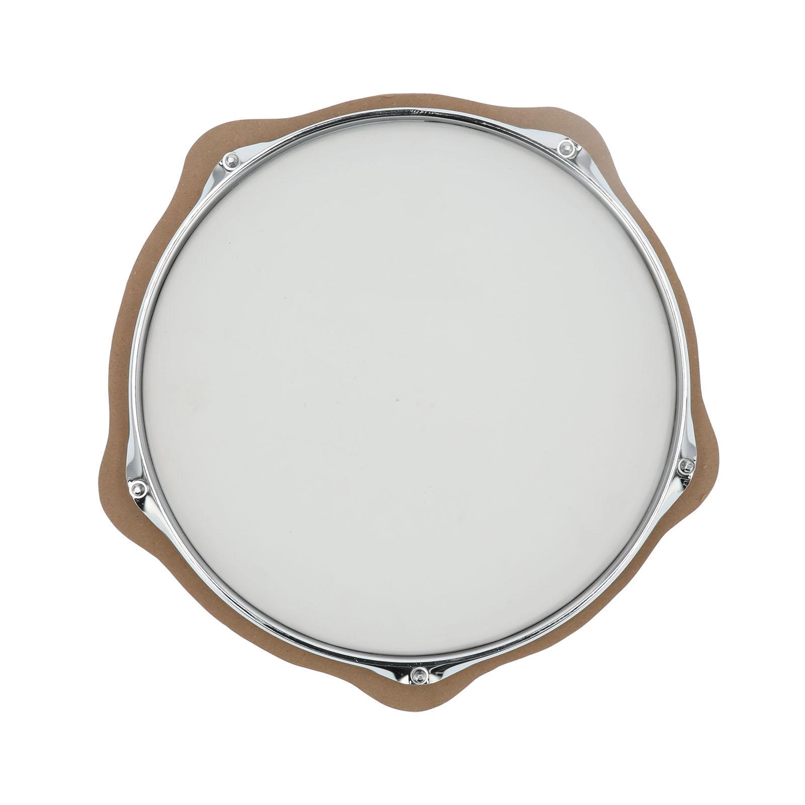 

13in Silent Drum Practice Mat with Wooden Base TShape Wrench Musical Instruments