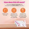 i-Know UTI Testing Kit 3 Test Strips Home Urine Test Quick Result 2 Mins Detect Leukocytes Nitrites