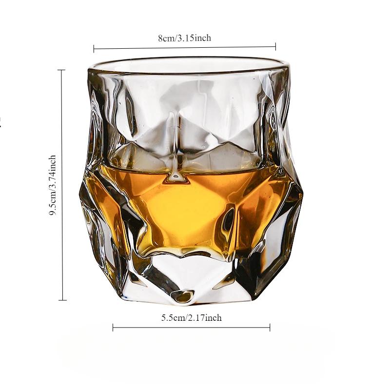 High Value Whisky Glasses Creative Glass Decanter Household Water Cups European Internet Celebrity Bar Spirits Foreign Wine Cup