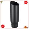 Durable-3 Inch Black Exhaust Tip, 3 Inch ide Diameter Exhaust Tailpipe Tip For Truck, 3 X 4 X 12 Inch Bolt/Clamp On Design