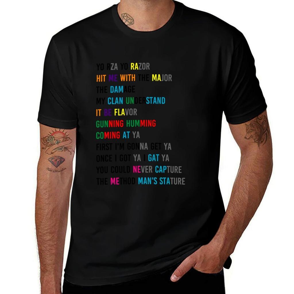 Shame On a N Method Unisex Rhyme Scheme TShirt Casual Lightweight Short Sleeve Top