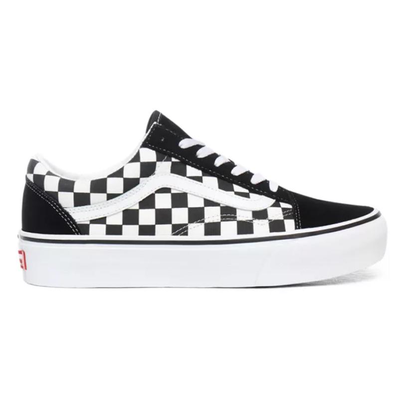 Vans Old Skool Platform 'Black White Checkerboard' Women's Vans VN0A3B3UHRK