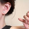 Accessible Luxury Medical Titanium Steel Flash Hua Zi Female Magnetic Ear Studs