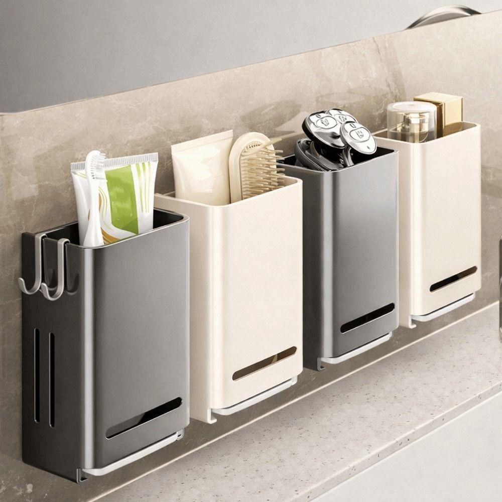 Wall Mounted Chopstick Storage Box Large Capacity Utensil Storage Rack Chopstick Cage Sink
