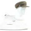 Pristine HERMES Casquette Deauville Serie Metal Brown Cashmere Women 58 Used