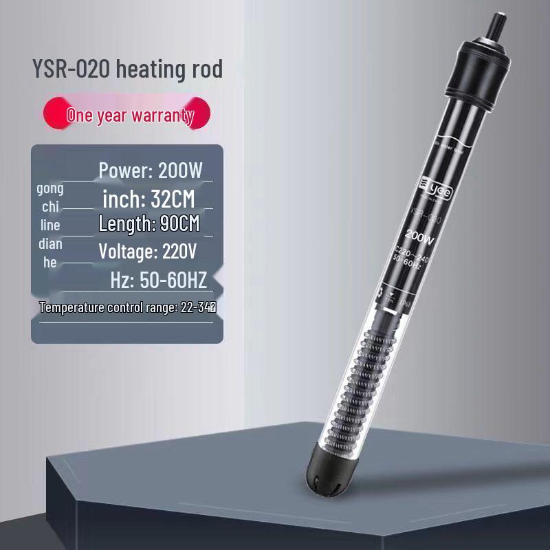 Stainless Steel Aquarium Heater: Explosion-Proof, Auto Temperature Control for Fish & Turtles