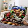 Science Fiction Adventure Cartoon Masters of the Universe Cashmere Blanket 3D Printed He-Man Cartoon Flannel Bedspread Camping