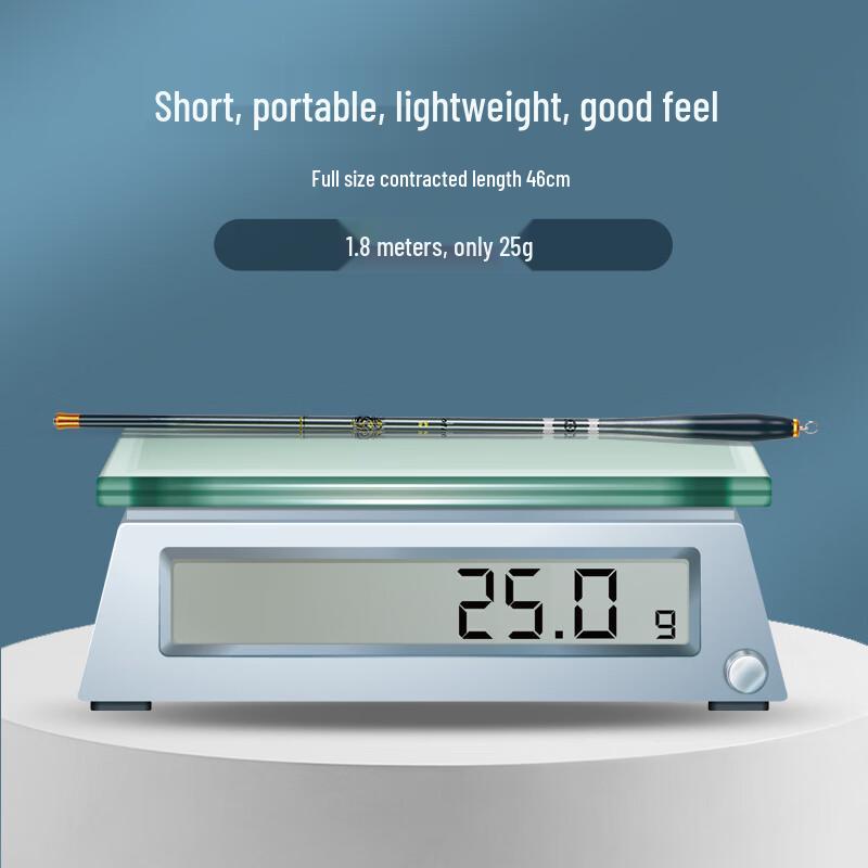 Bear Fire Dragon Abyss Portable Stream Fishing Rod Set