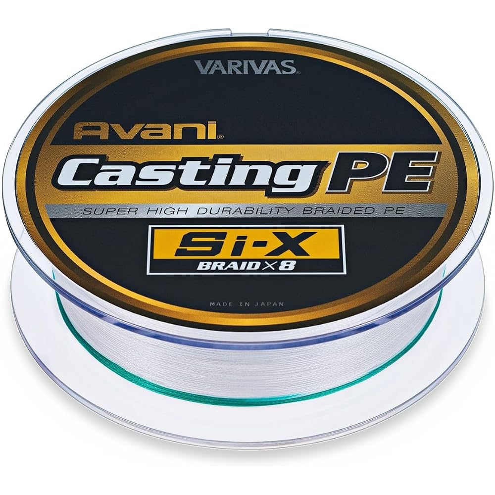 Varivas Abani Casting PE Line 300m 10号 140lb 8 Strands White