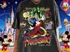 Summer Disney Magician Mickey Graphic Tshirt Men Women Fashion Cotton Quality Casual Loose Short Sleeve Classic Unisex