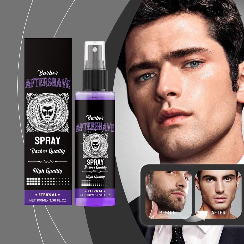 Kojący spray po goleniu Kojący i nawilżający spray do pielęgnacji skóry, odświeżający, głęboko odżywia skórę po goleniu. 100 ml
