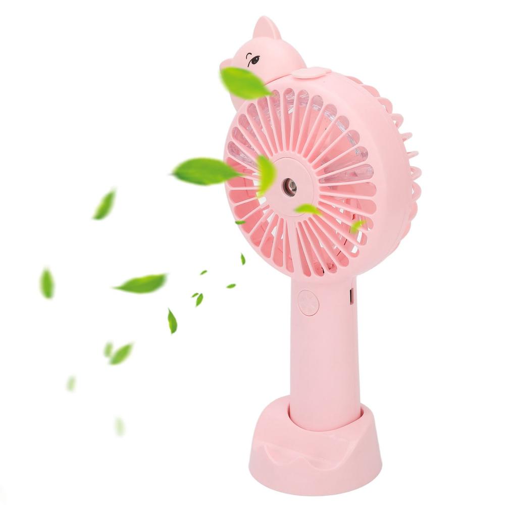 Spray Fan Mini Portable Handheld Rechargable Misting Humidifier Mobile Phone Holder