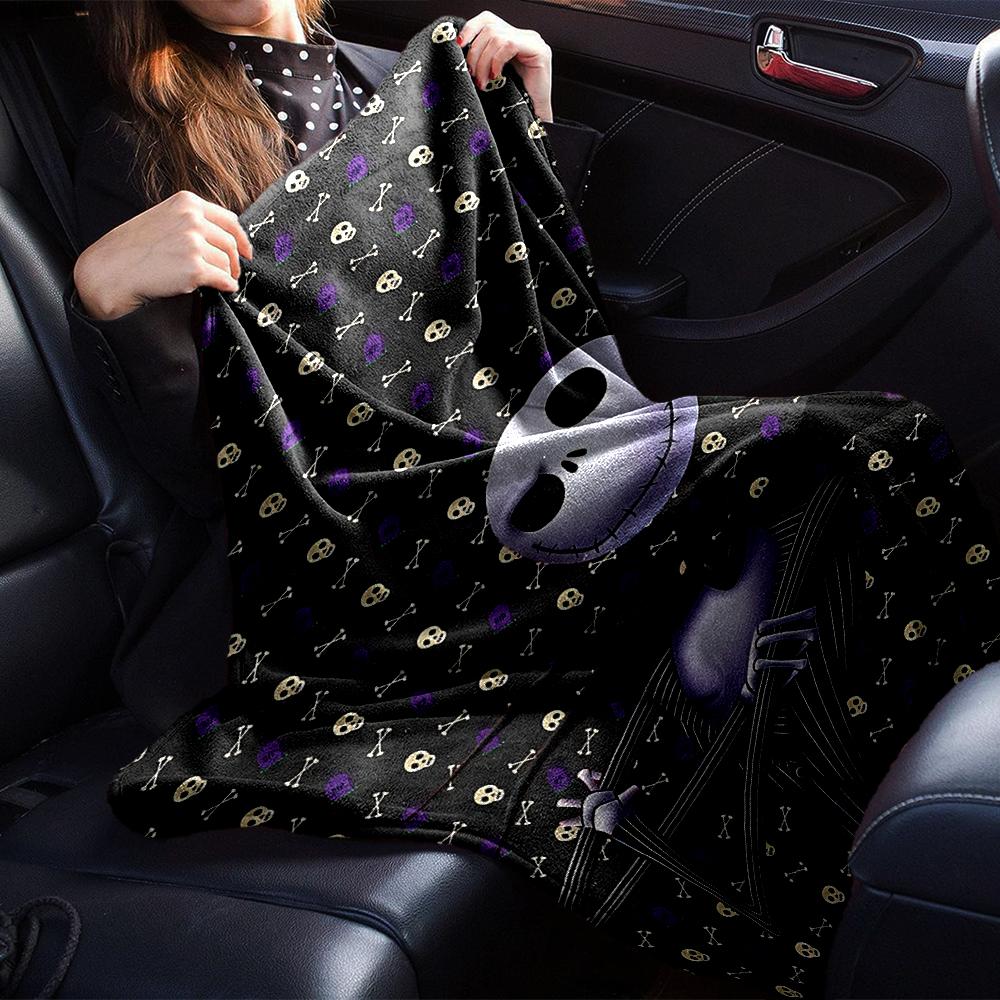 Nightmare Before Christmas Blanket Soft Throw Blanket For Home Bedroom Bed Sofa Travel Office Solid Christmas Blanket