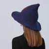 Coseplay Wizard Black Hat Masquerade Hat Wool Knit Hat Unique Halloween Witch Hat  Festival