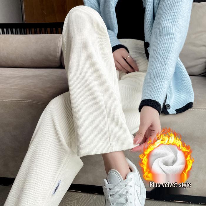 Pantaloni Harem Skinny pentru Femei - Elegante Picioare Drepte Înguste pentru Toamnă, Primăvară și Iarnă 2025