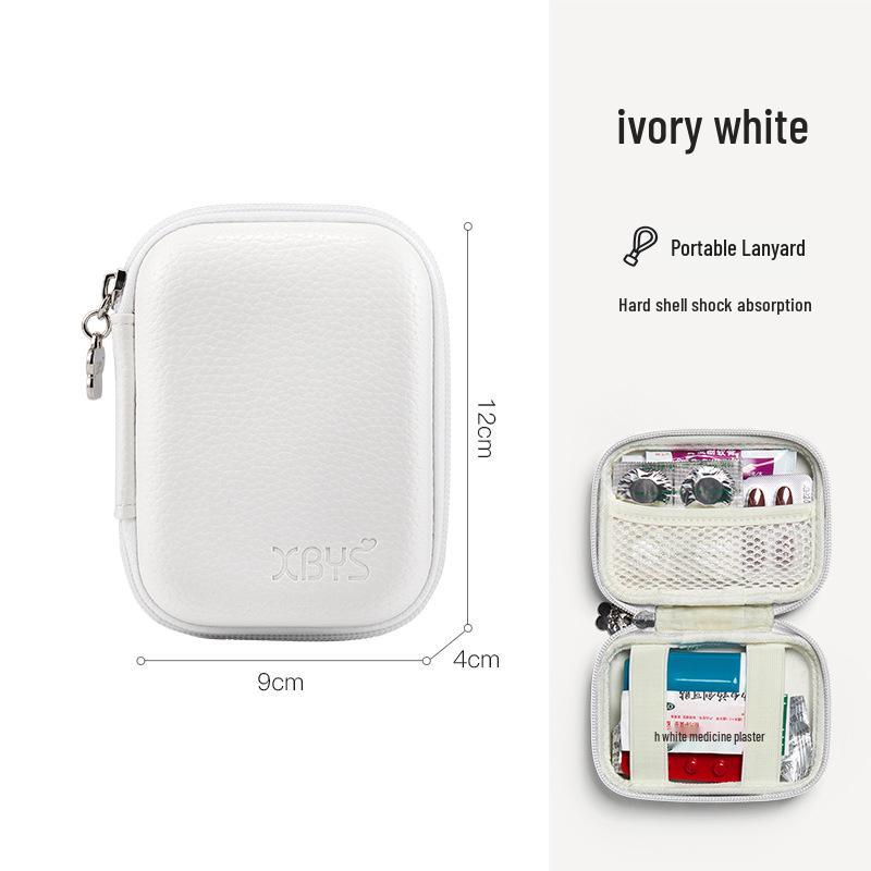 Compact Travel Medicine Organizer Bag - First Aid & Medical Storage for Students, Outings, Business Trips