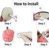 5Pcs Tragbare Handgelenk Garn Halter Für Stricken Häkeln Garn Holz Schüssel Organizer Handwerk Und Stickerei Zubehör Nähen Liefert