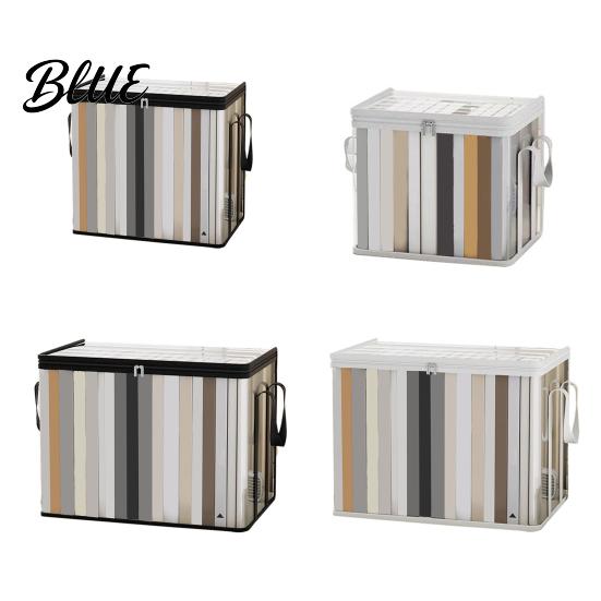 Stationery Storage Bag Clothes Bag Transparent Large Capacity Book Organizer with Zipper And Handle Design Portable for Home Dormitory Visible