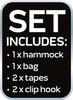 Hammock set 330 x 140 cm
