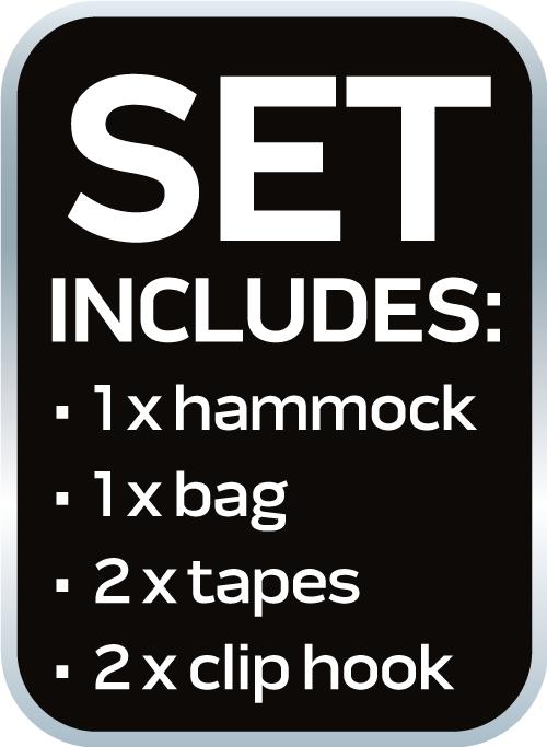 Hammock set 330 x 140 cm