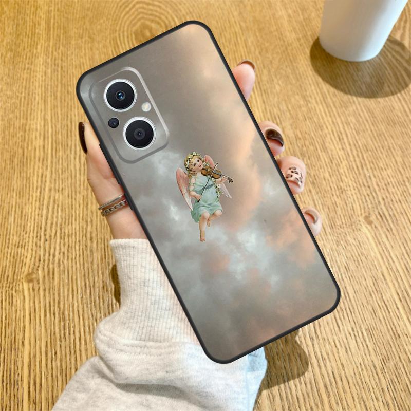 Renaissance Angel Aesthetic Funda For OPPO Reno 14 F 10 11 12 13 Pro 13F 12F 11F 7 8 Lite OPPO Find X6 X5 X8 X9 Pro Case