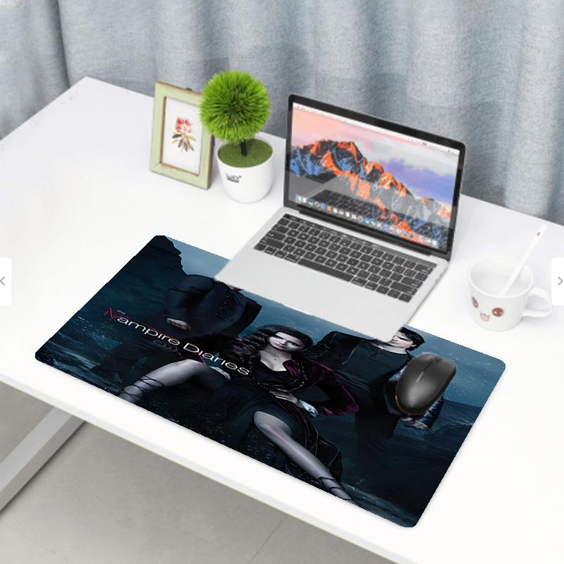 The Vampire Diaries Print Mouse Pad, Anti‑Slip Desktop keyboard Mat, for PC Laptop Gaming Working Daily Use, Cool Festival Surprise Gift