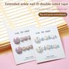 30/36Pcs Lengthened Clear Double-Sided Tape False Nails Tips Display Stand Glue Stickers Manicure Practice Showing Tools
