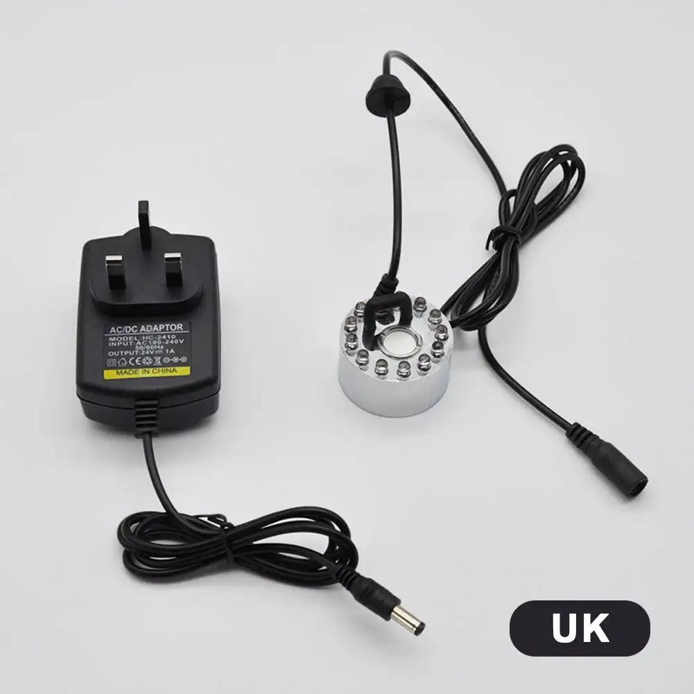 Halloween LED Water Fountain Pond Fogger Mini Mist Maker Fogger Pond Garden Nebulizer For Halloween Christmas Party Decoration