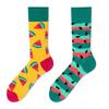 Asymmetric Crew Socks Men Women Cartoon Sports Casual Fashionable Pair