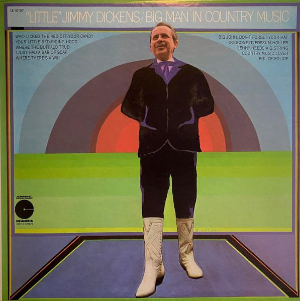 

LP Record LITTLE JIMMY DICKENS - Big Man In Country Music LE10107 Columbia US Country Used